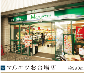 マルエツお台場店約990m